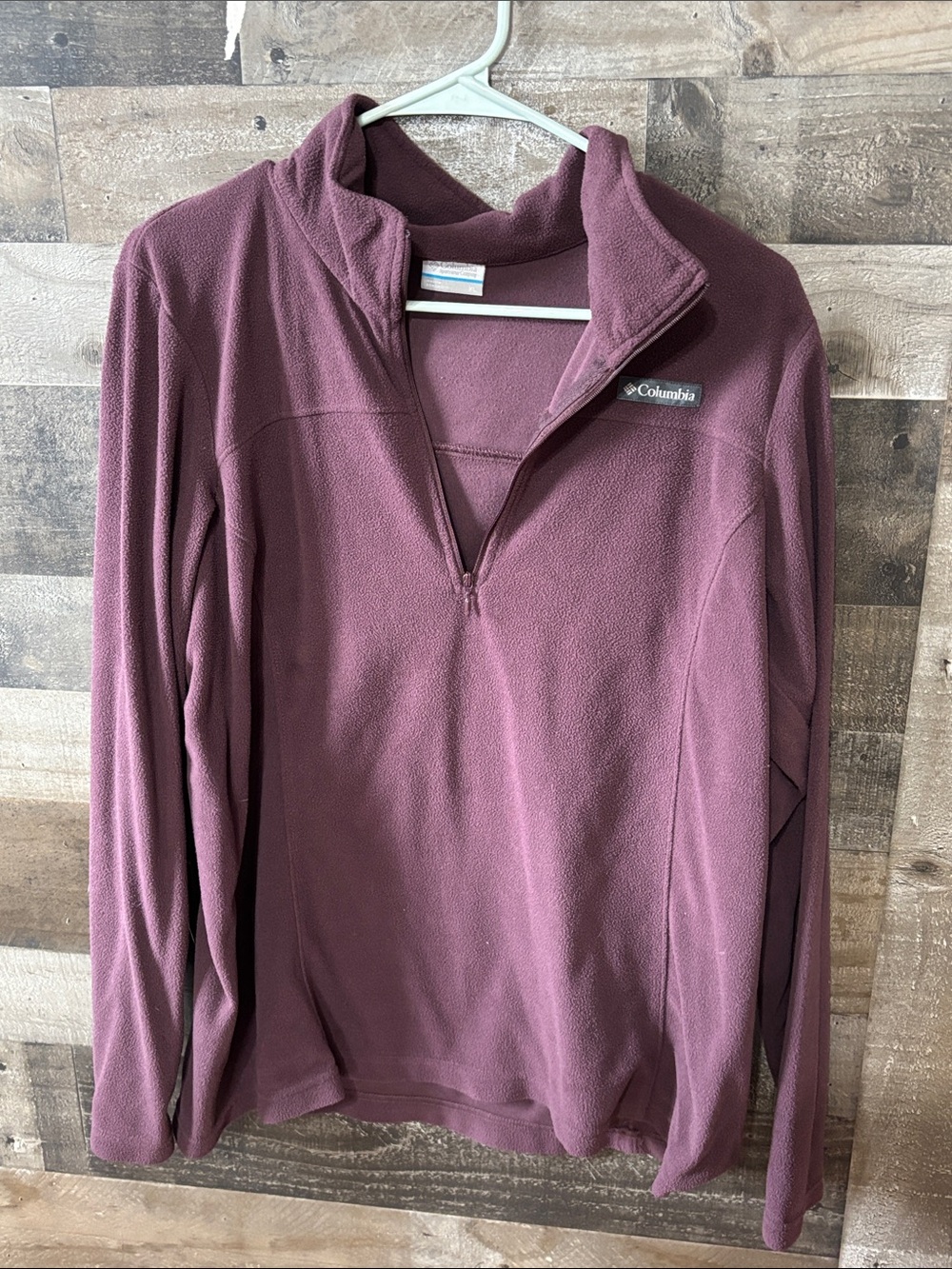 Columbia Plum Quarter-Zip Fleece Pullover